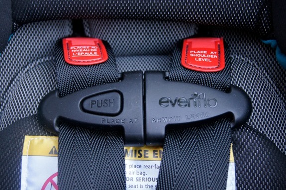 Evenflo Triumph LX Car Seat Placement