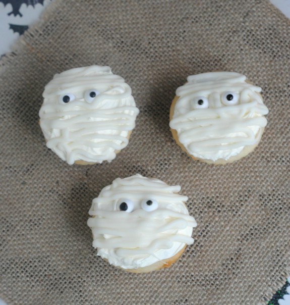 Not So Scary Mummy Cupcakes for Halloween
