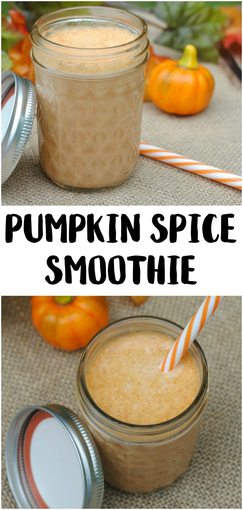Are you ready for Pumpkin Spice everything? If you aren’t already sick of it from your coffee creamer and cupcakes, be sure to try this easy DIY Pumpkin Spice Smoothie Recipe! It includes real pumpkin and is one of the best ways to enjoy pumpkin spice {especially if it’s still warm where you are!} and it’s even kid approved!
