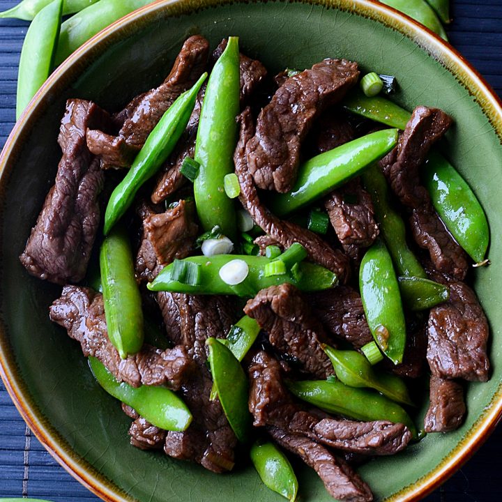 Beef & Sugar Snap Peas Paleo Stir Fry