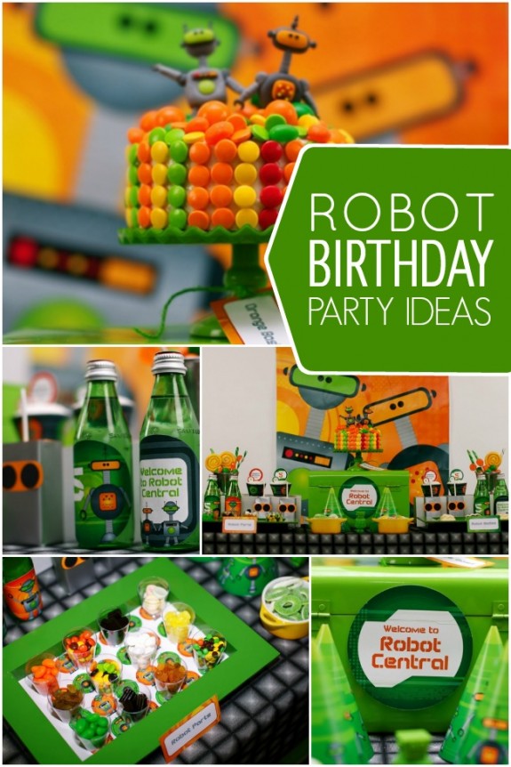 Robot Birthday Party Ideas and Inspiration