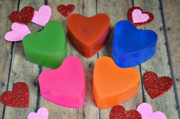 Homemade Soap Valentine's Day Cards with Free Printable
