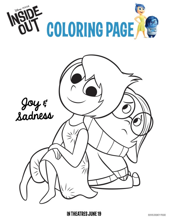 Free Inside Out Coloring Pages