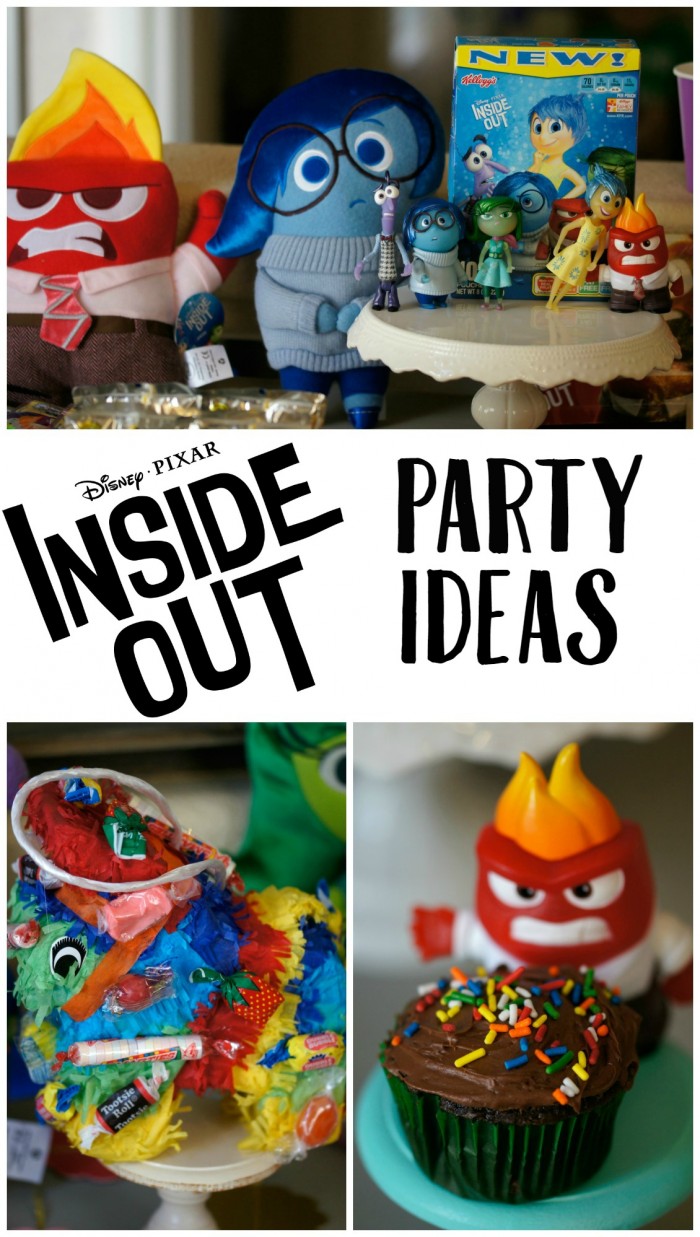 Our Inside Out Party- with Inside Out Party ideas! #InsideOutEmotions #Ad