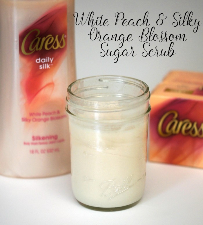 White Peach & Silky  Orange Blossom Sugar Scrub