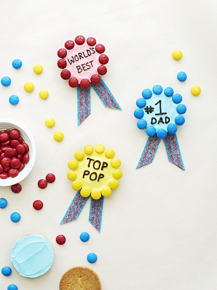World's Best Dad Cookies for Father's Day or Dad's Birthday- or any time! These cookies are easy to make and decorate and can be used for any celebration.