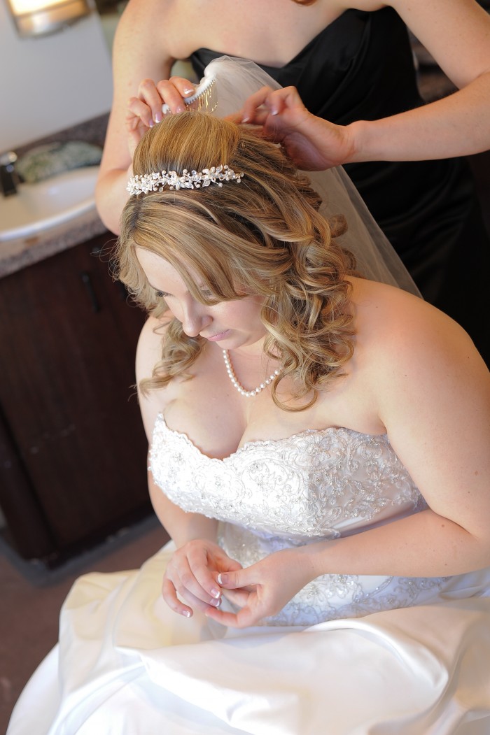 Wedding hair photo
