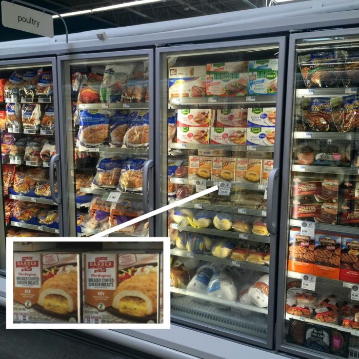 Find Barber Foods Stuffed Chicken Breasts in the Frozen section!