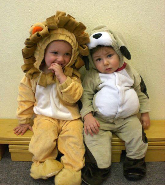 Shane on Halloween at Gymboree
