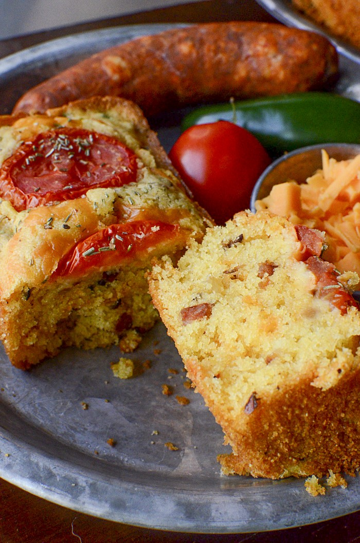 Easy Chorizo Cheddar Cornbread Loaves Recipe