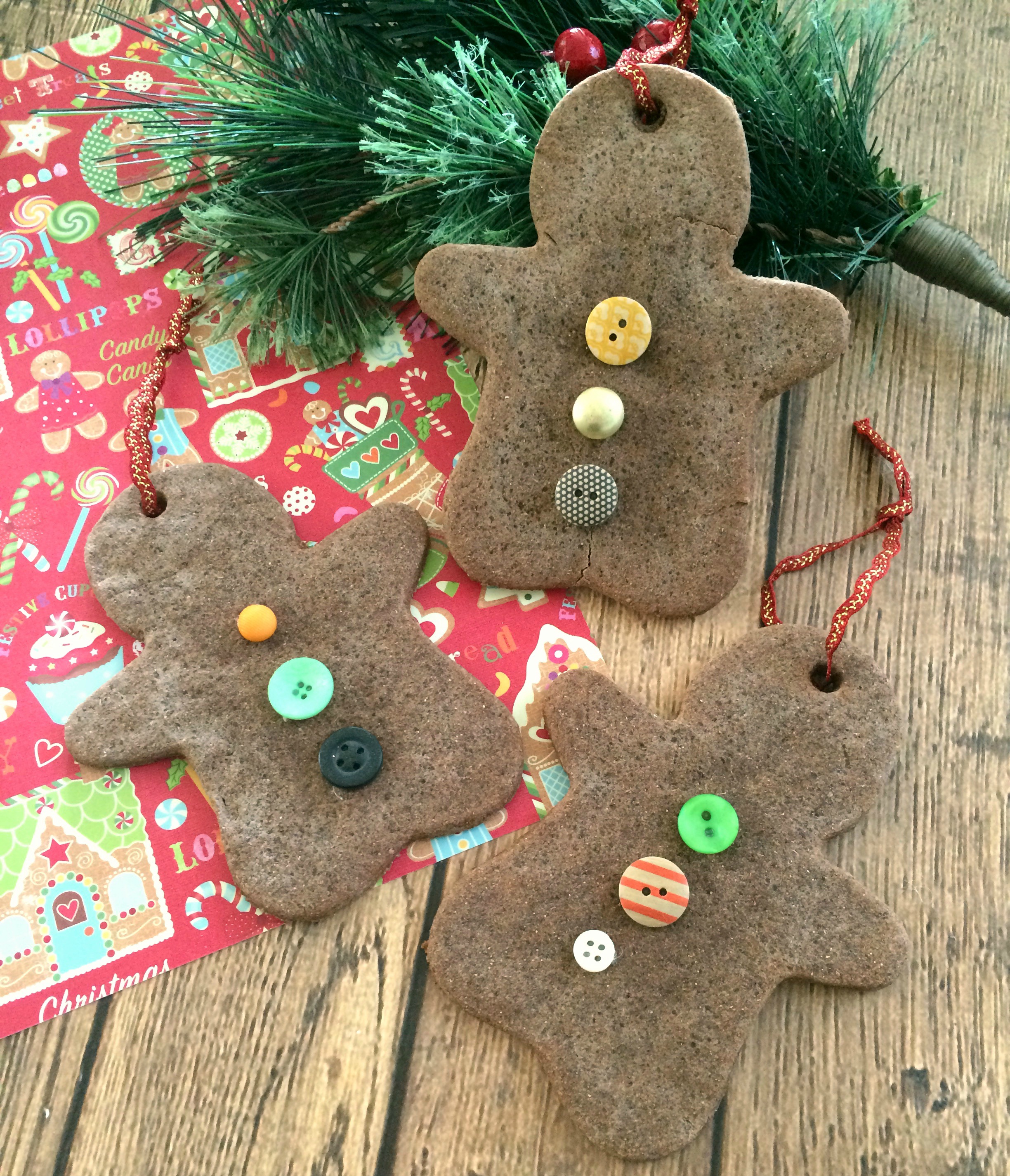  DIY  Christmas  Ornaments  Gingerbread  Scented Salt Dough 