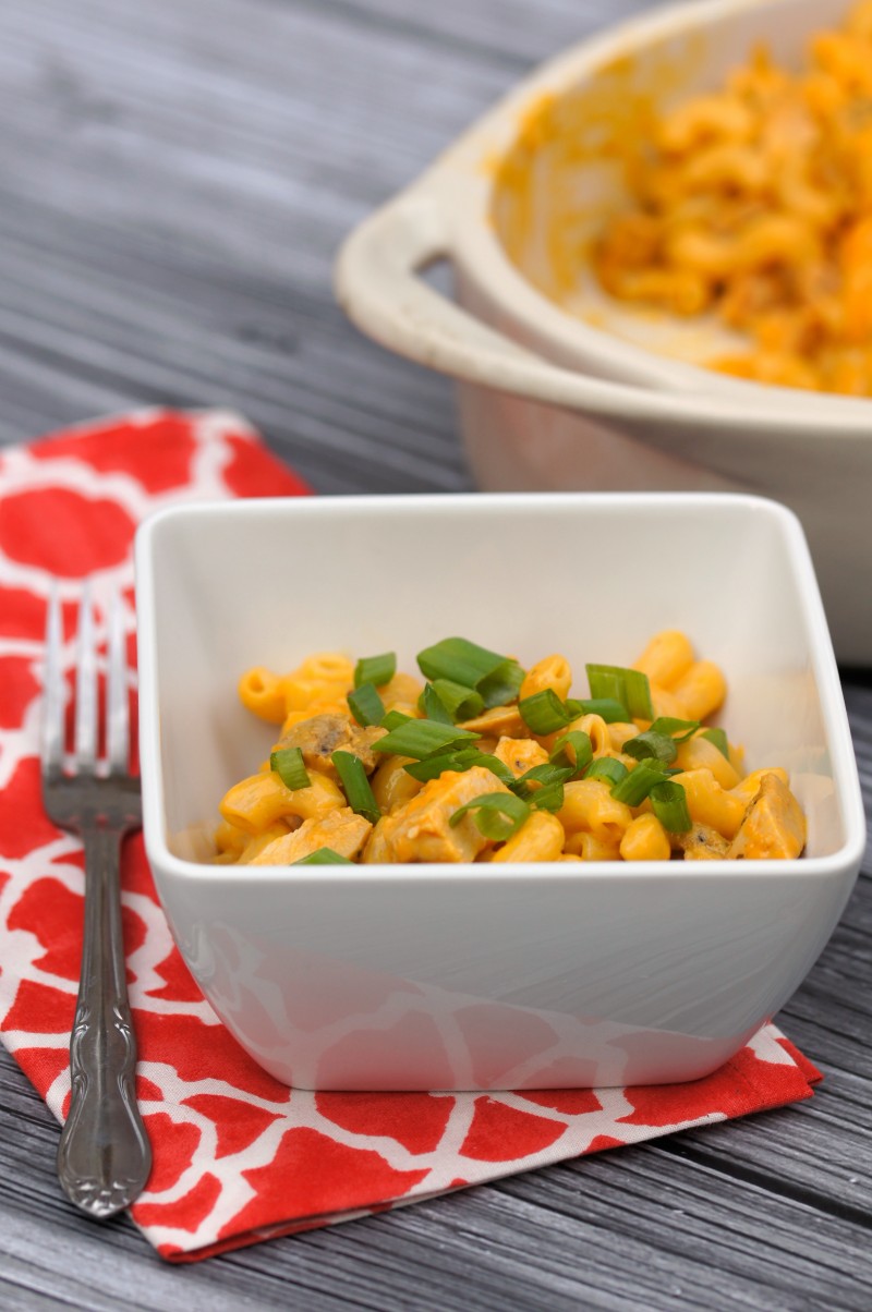 Buffalo Chicken Mac Recipe- easy weeknight meal!