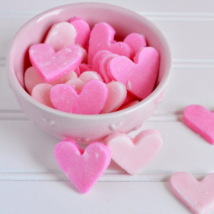 Cream Cheese Heart Mints