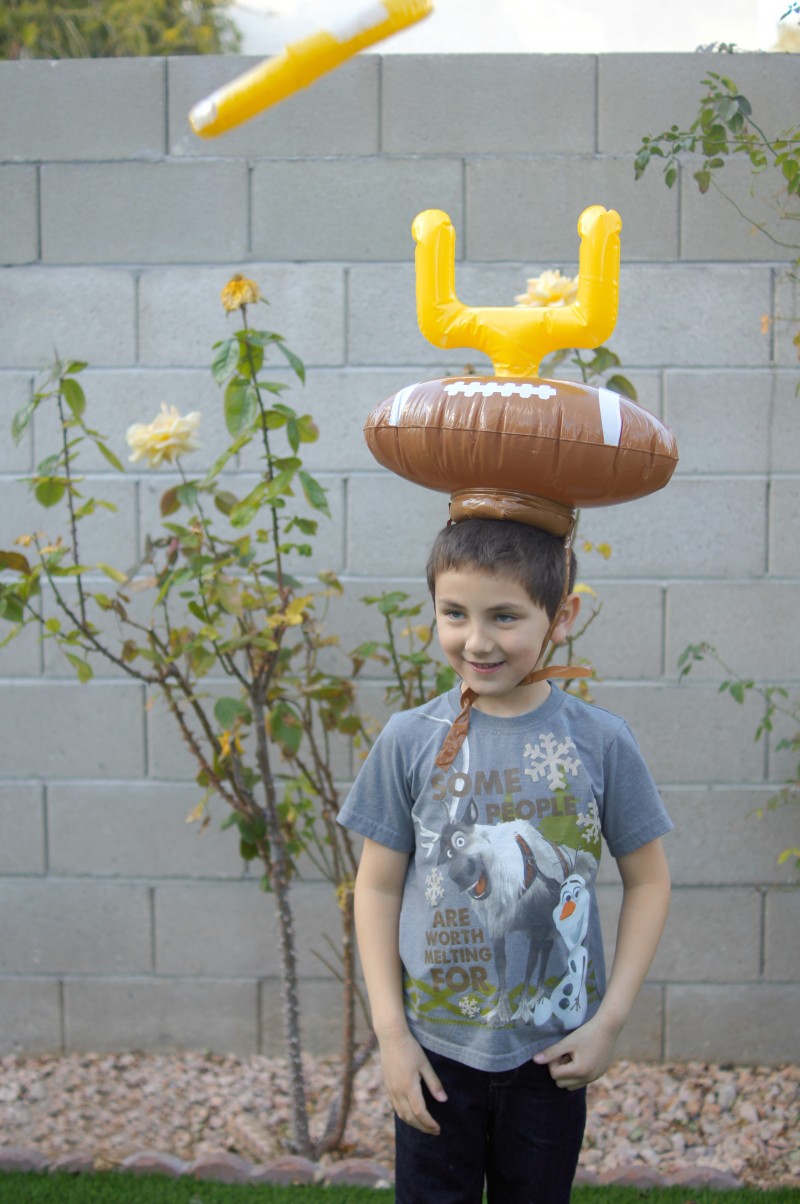 Football ring toss game