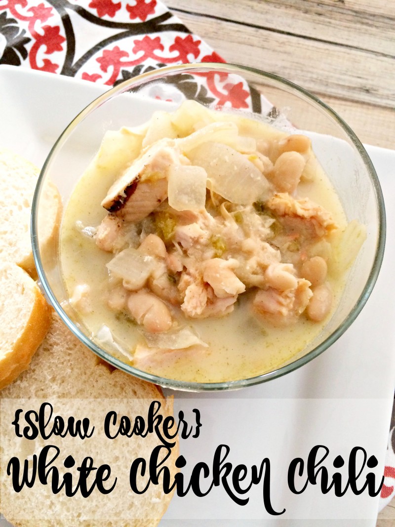 Slow Cooker White Chicken Chili Recipe