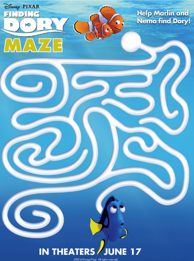 Finding Dory Maze