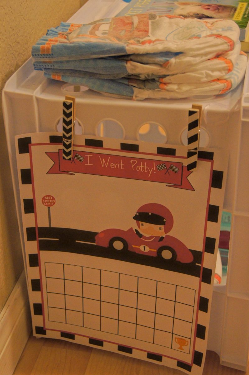 diy potty training chart