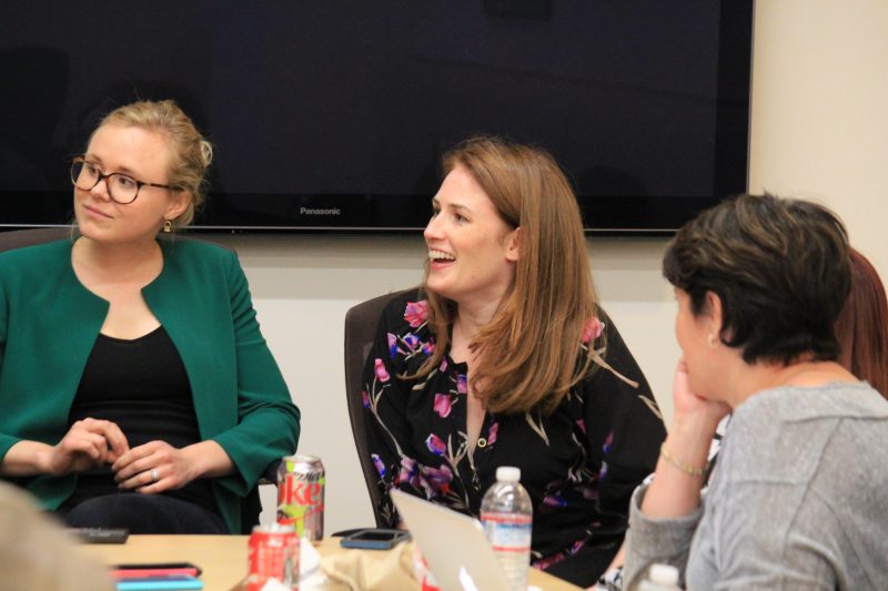 Alison Pill and Creator Jenna Bans, The Family {Photo by Coralie Seright of Lovebugs and Postcards}