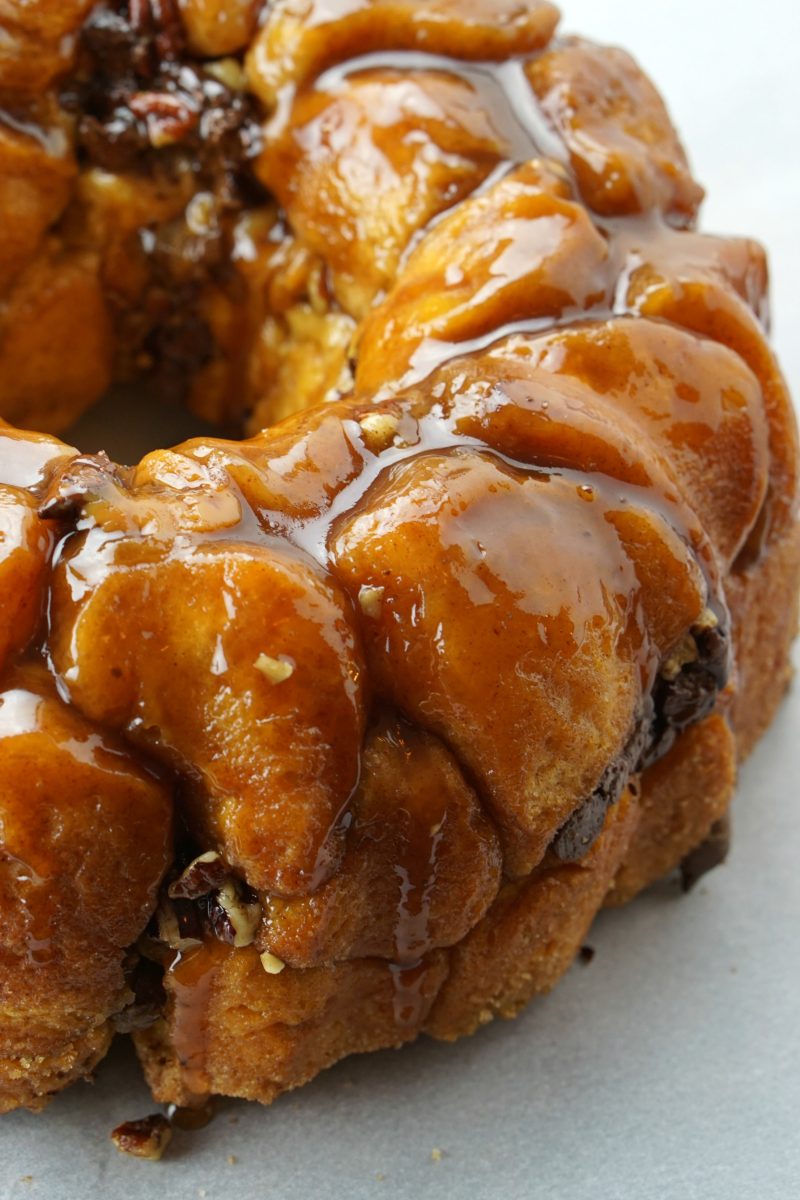 Turtle Monkey Bread- a sweet breakfast treat!