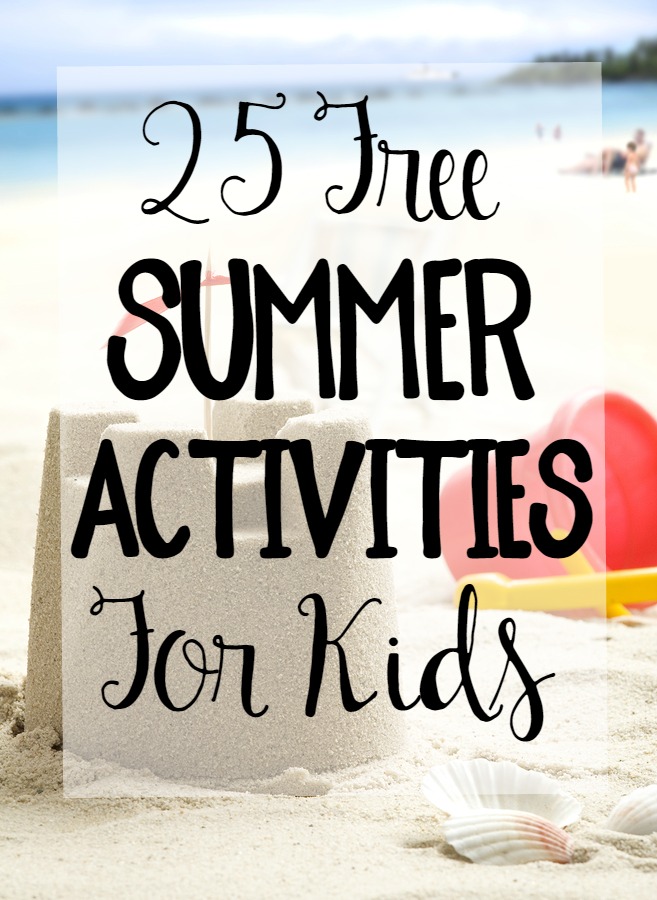 Summer break is great for families- until children run out of things to do and parents run out of ideas! Check out this list for free activities you can do with your kids all summer long, like outdoor science experiments, crafts, and even learning activities. Add these items to your bucket lists! #Summer #kids #free