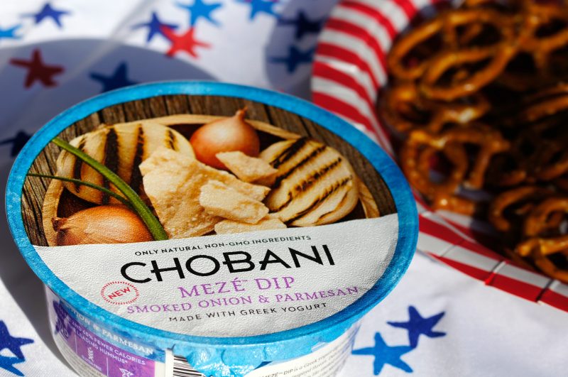 Chobani Meze Dip for Memorial DaySmoked Onion and Parmesan