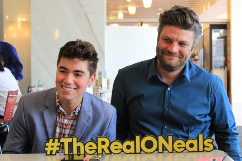 Noah Galvin {“Kenny”} and Jay R. Ferguson {“Pat”} Photo via Coralie Seright of Lovebugs & Postcards