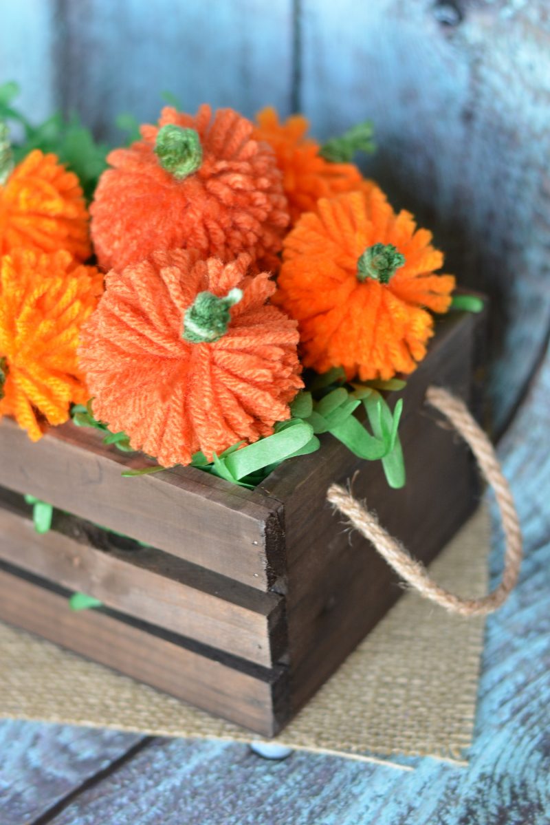 I love decorating my home with pumpkins because they work for both fall and Halloween- so they can stay up even longer! These DIY No Sew Yarn Pumpkins are so cute and so versatile- you can use them to make an easy pumpkin garland, use them in other crafts or projects, or just use them as decorations as they are!