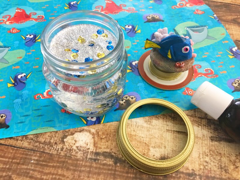 If you loved Finding Dory as much as I did, you’ll love this DIY Snow Globe! Perfect for celebrating this funny movie during the holidays, at a birthday party, or year-round, this is one easy Finding Dory craft!