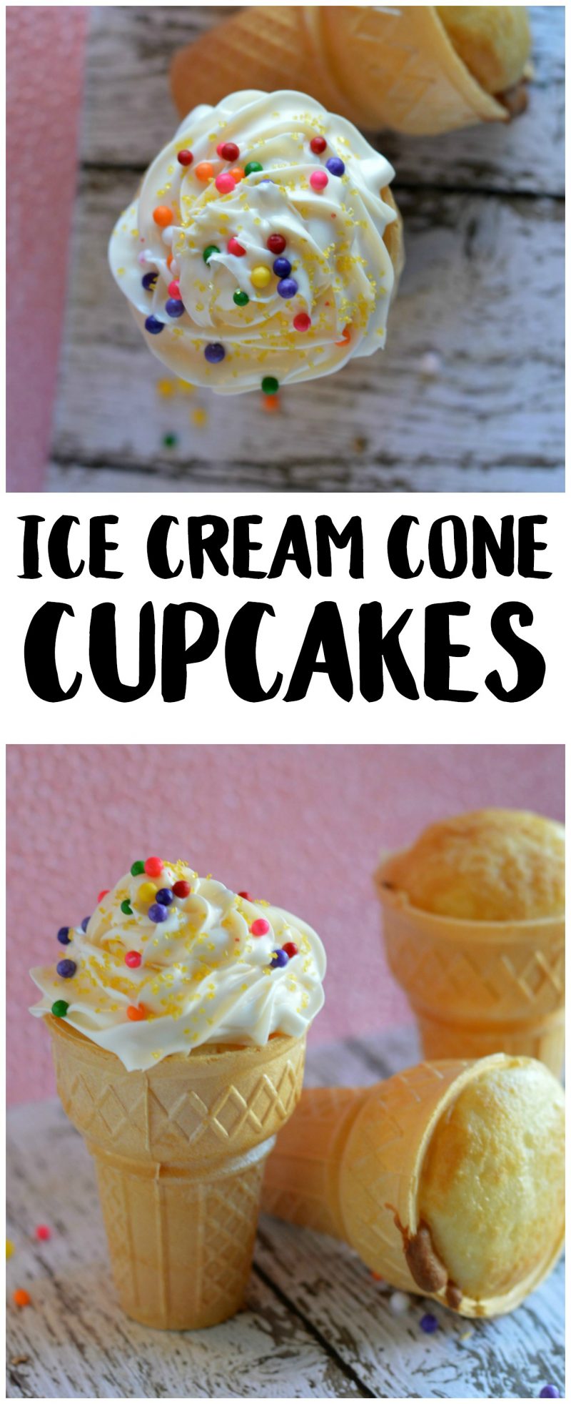 Whether they are vanilla or chocolate or something more creative, homemade cupcakes are so delicious and easy. But they can get messy too, especially at kid parties! These cute Ice Cream Cone Cupcakes are baked right in the cone so they have their own holder, eliminating the mess! Learn how to make these creative birthday cupcakes with this easy recipe- and get creative with your decoration ideas!