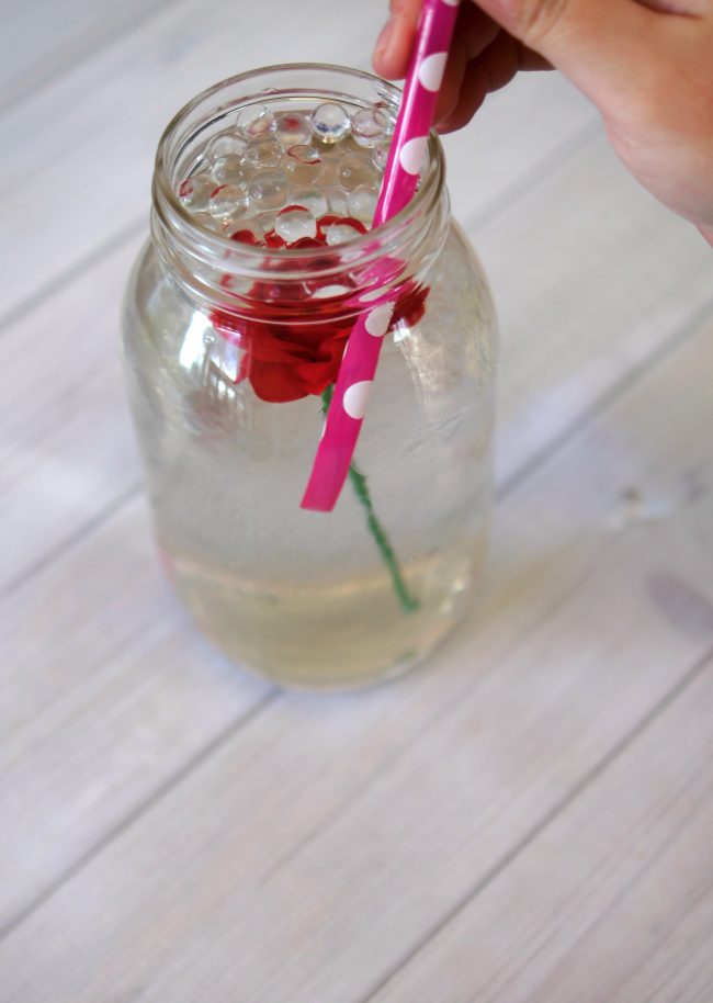 Beauty and the Beast has always been my favorite Disney movie. It’s responsible for many great quotes and has inspired some beautiful art- and it’s back! To celebrate the live action release, I made this DIY Falling Rose Petal Decor that would be perfect for a wedding centerpiece or even just a fun bedroom decoration! You could even make a couple for a birthday party!