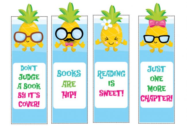 Have a young reader at home? Make reading both educational AND fun with these free printable pineapple bookmarks! Reread your favorites with your kids or find them a new favorite series- and make it easier with these free printable bookmarks, perfect for back to school! 