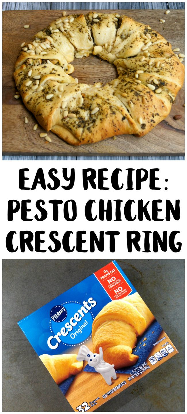 Looking for an easy baking recipe this holiday season? This delicious Pesto Chicken Crescent Ring is easy enough to make that the kids can help you, and it makes a great snack or appetizer for holiday parties or even just a great dinner! #SavortheSeason #ItsBakingSeason #ItsBakingTime #ad @Samsclub