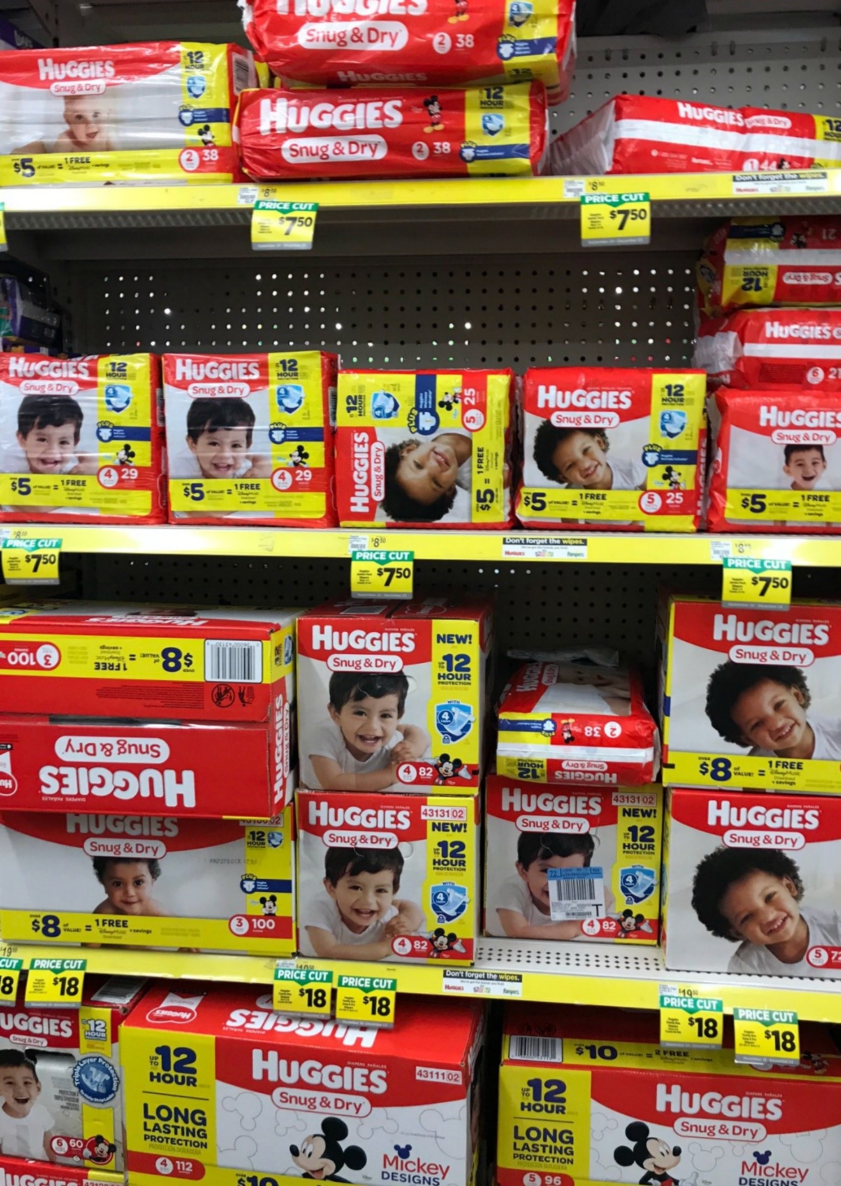 dollar general huggies