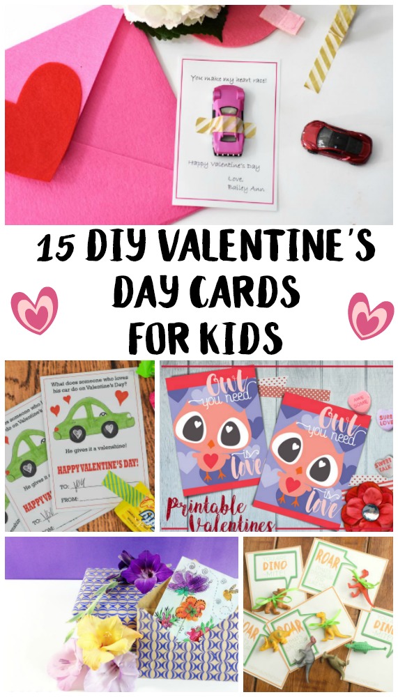 15 DIY Valentine's Day Cards For Kids - {Not Quite} Susie Homemaker