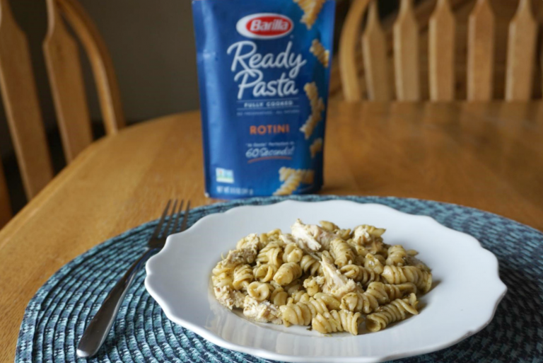 Chicken Pesto Rotini Recipe {Super Quick Weeknight Meal Idea!} {Not