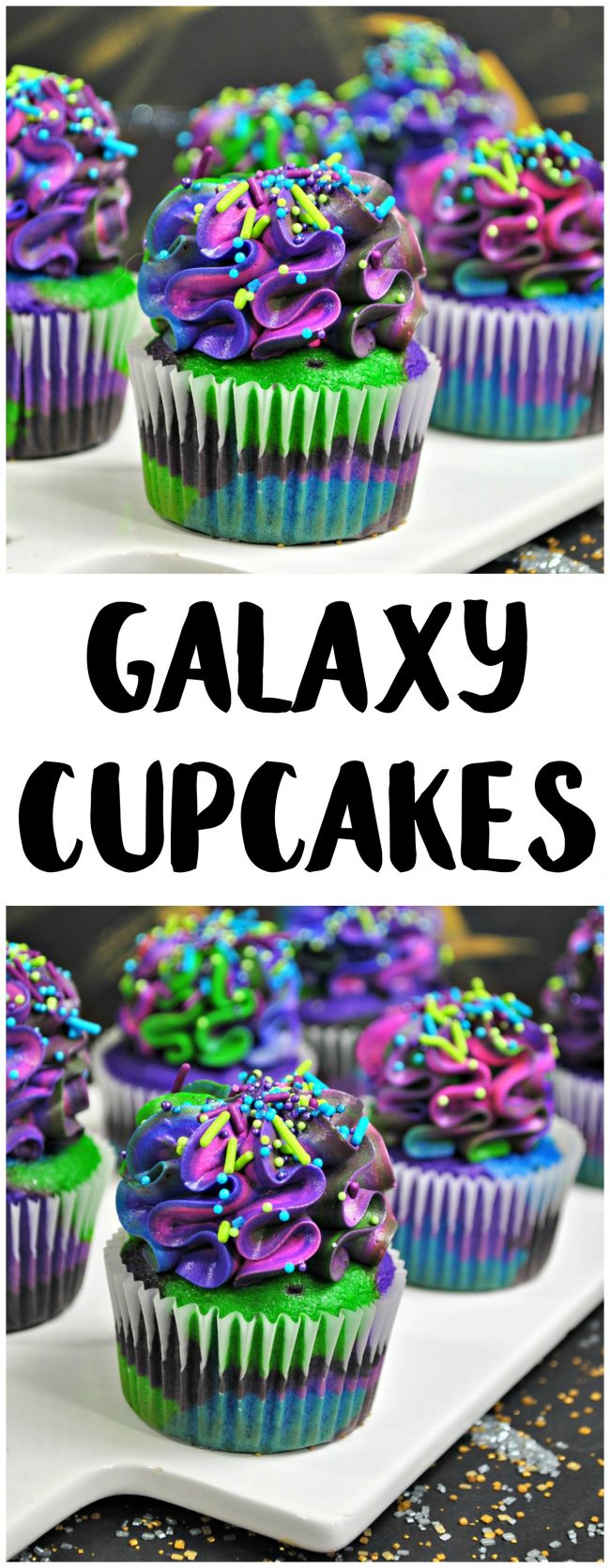 Are you excited about the newest Star Wars movie, Solo: A Star Wars Story? Or do you just love all things galaxy? Either way, these DIY delicious and gorgeous galaxy cupcakes aren’t just space inspired with the frosting- the whole cupcake is out of this world! They’re perfect for birthday parties or just appreciating the beauty of the universe. Get the recipe tutorial and learn how to make them now!