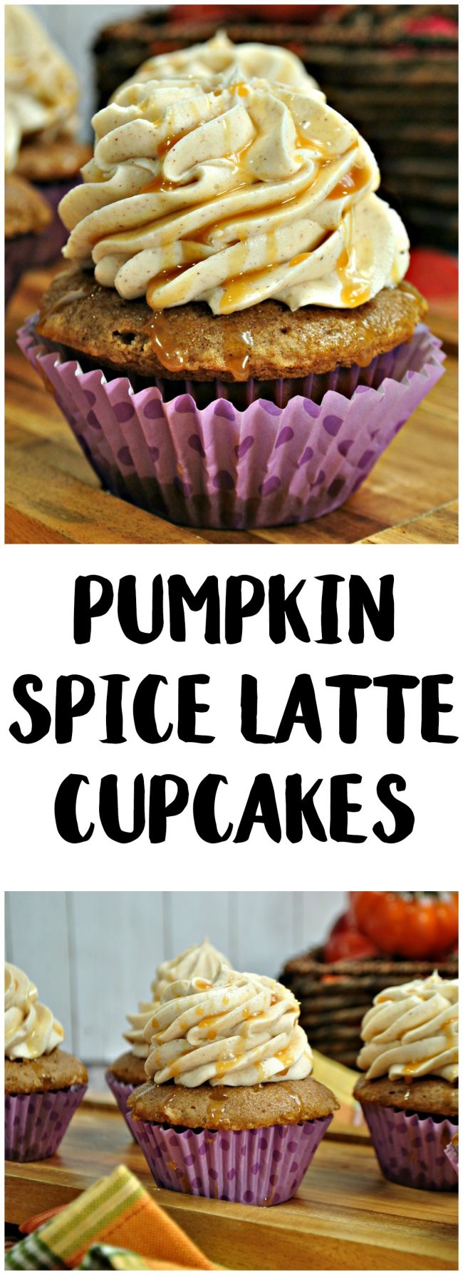 If you find yourself at Starbucks ordering a PSL this time of year, you need to try this homemade Pumpkin Spice Latte Cupcakes recipe! There’s coffee in the cake mix and these cupcakes have everything you need to celebrate fall right!