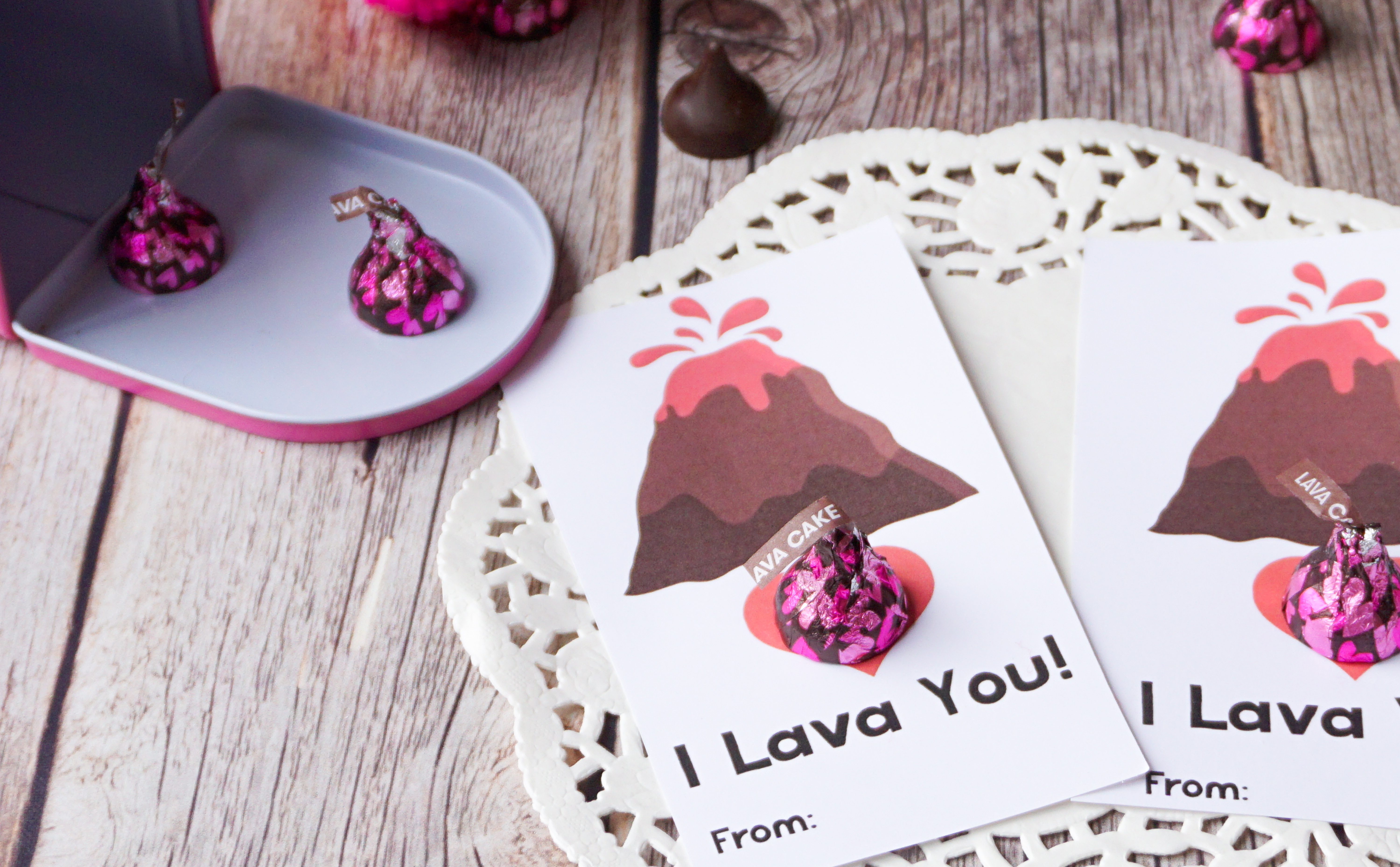 Free Printable "I Lava You" Valentine's Day Cards Idea - {Not Quite} Susie  Homemaker