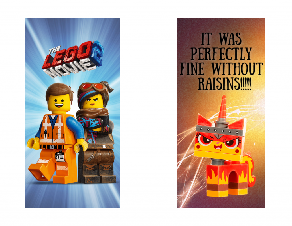 Did your family love The Lego Movie 2: The Second Part as much as mine? Check out these free printable bookmarks featuring favorite characters like Emmett and Unikitty, and some of their most funny quotes!
