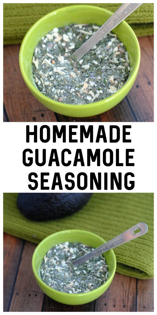 Love including guacamole in your meals- or even just as a healthy dip? You’ll be ready for authentic homemade guacamole anytime with this easy Homemade Guacamole Seasoning recipe!