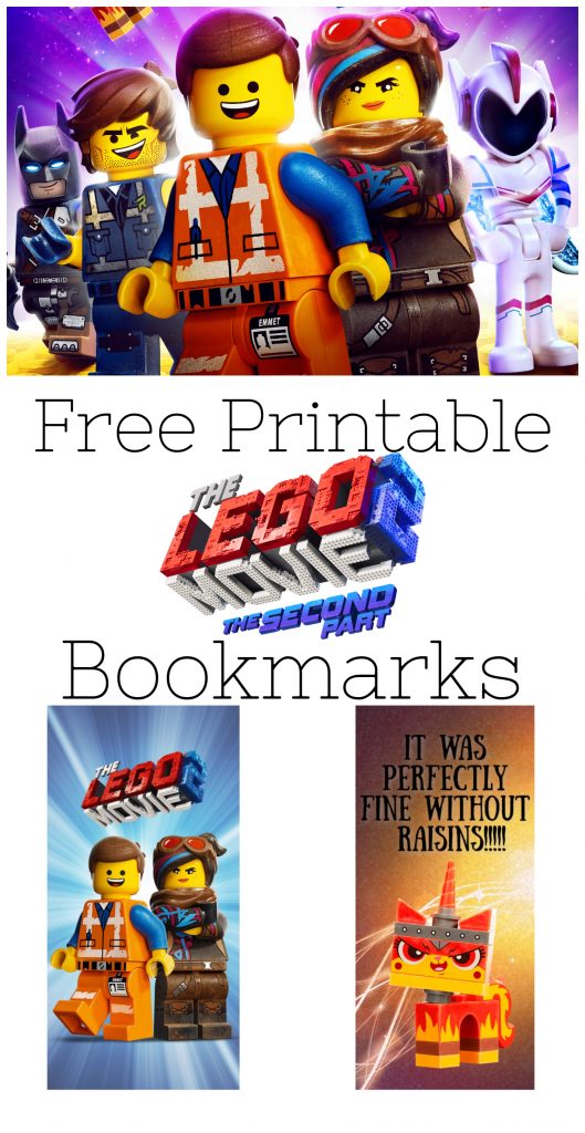 Did your family love The Lego Movie 2: The Second Part as much as mine? Check out these free printable bookmarks featuring favorite characters like Emmett and Unikitty, and some of their most funny quotes!