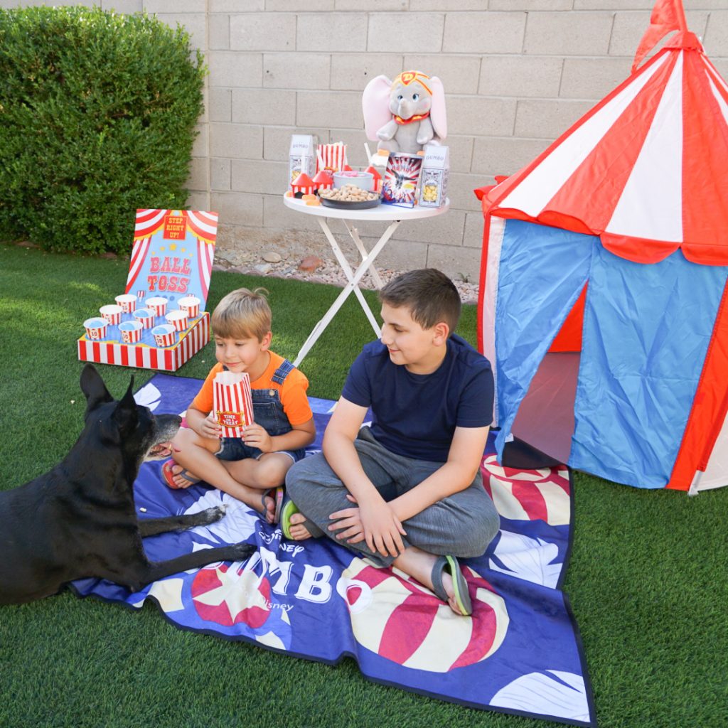 Hosting a Vintage Circus theme party or adorable DIY Disney Dumbo birthday party? Check out these ideas we used for our movie night, including games, food, decorations, activities, and more.