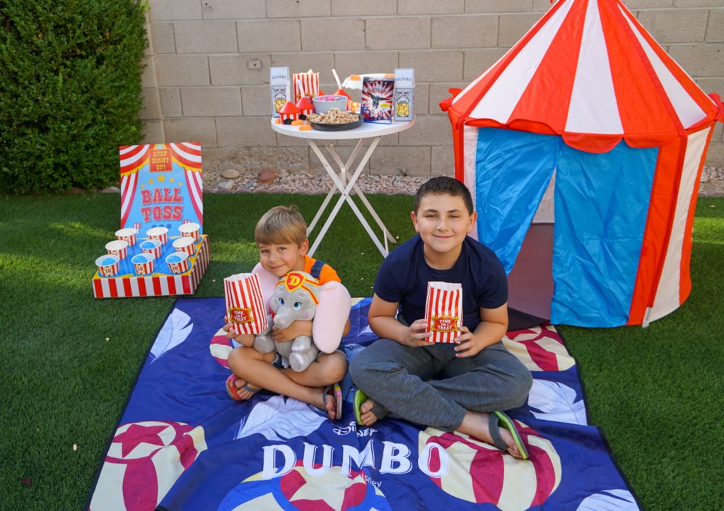 Hosting a Vintage Circus theme party or adorable DIY Disney Dumbo birthday party? Check out these ideas we used for our movie night, including games, food, decorations, activities, and more.