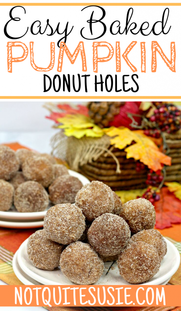 Few things say fall more than pumpkin everything. These baked pumpkin donut holes are delicious and so easy to make! They’re rolled in cinnamon sugar for some extra sweetness and when you make them at home, you can enjoy them warm and fresh!