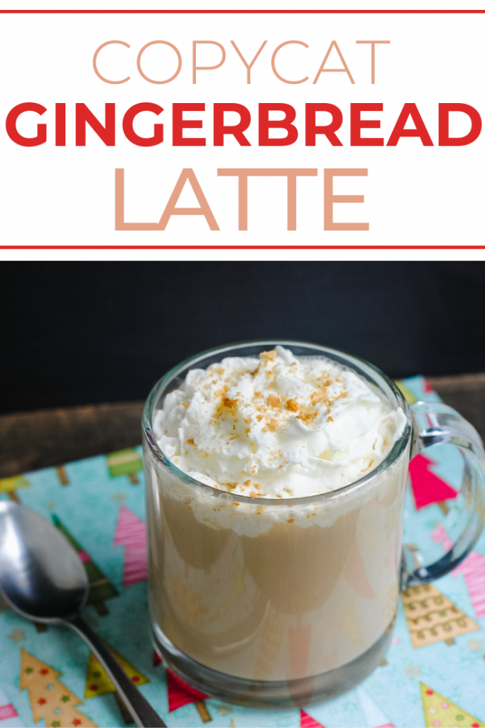 Miss the Starbucks Gingerbread Latte? You can still have a homemade version! This recipe includes directions for making your own hot or iced Gingerbread Latte {red cup not included} and breaks down how to make the Gingerbread Syrup- which you can use for other recipes, like cupcakes or French Toast!