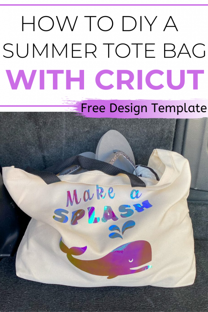 Want the perfect tote bag for storing swimsuits, flip flops, and more beach essentials or pool must haves this Spring Break or summer? Come check out how you can easily make this tote bag {or your own ideas!} using Cricut machines and heat transfer vinyl! It’s so easy and makes a great project for kids too!