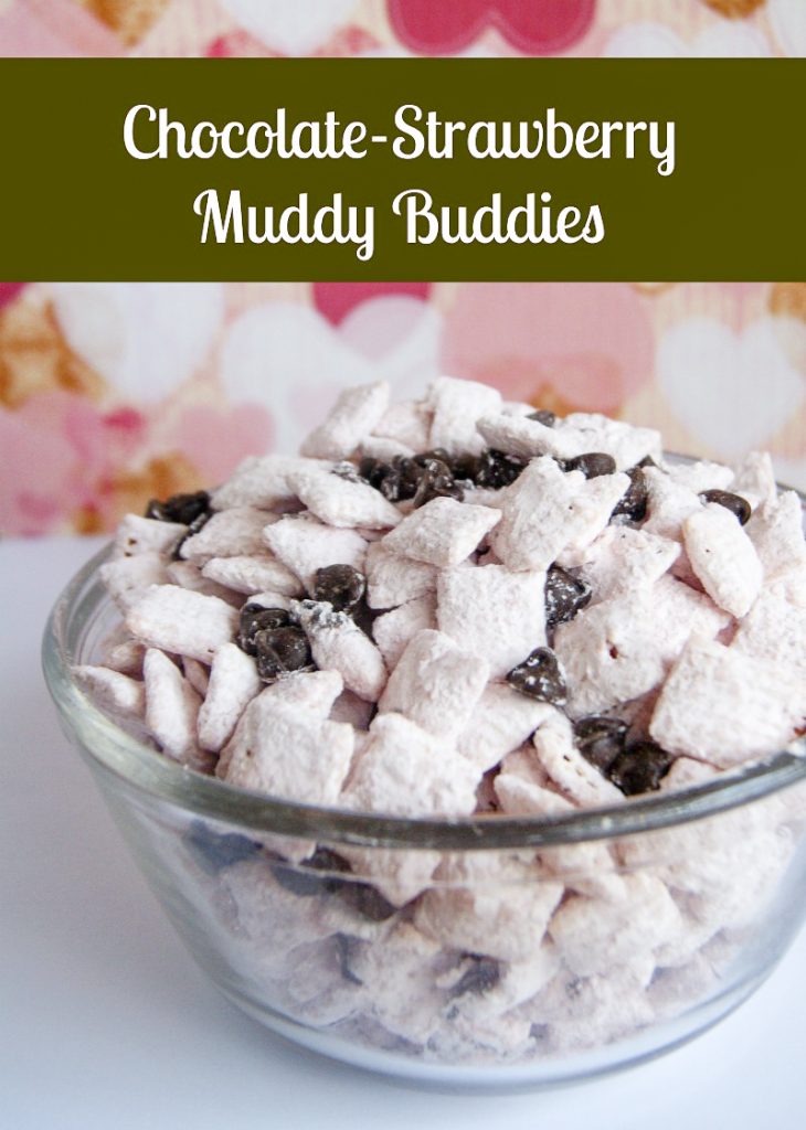 Muddy Buddy Snack Mix is not just for Christmas! With just a few small swaps, you can make this delicious Chex snack perfect for any holiday, including this Valentine’s Day version! It’s so easy to make and kids love Muddy Buddies!