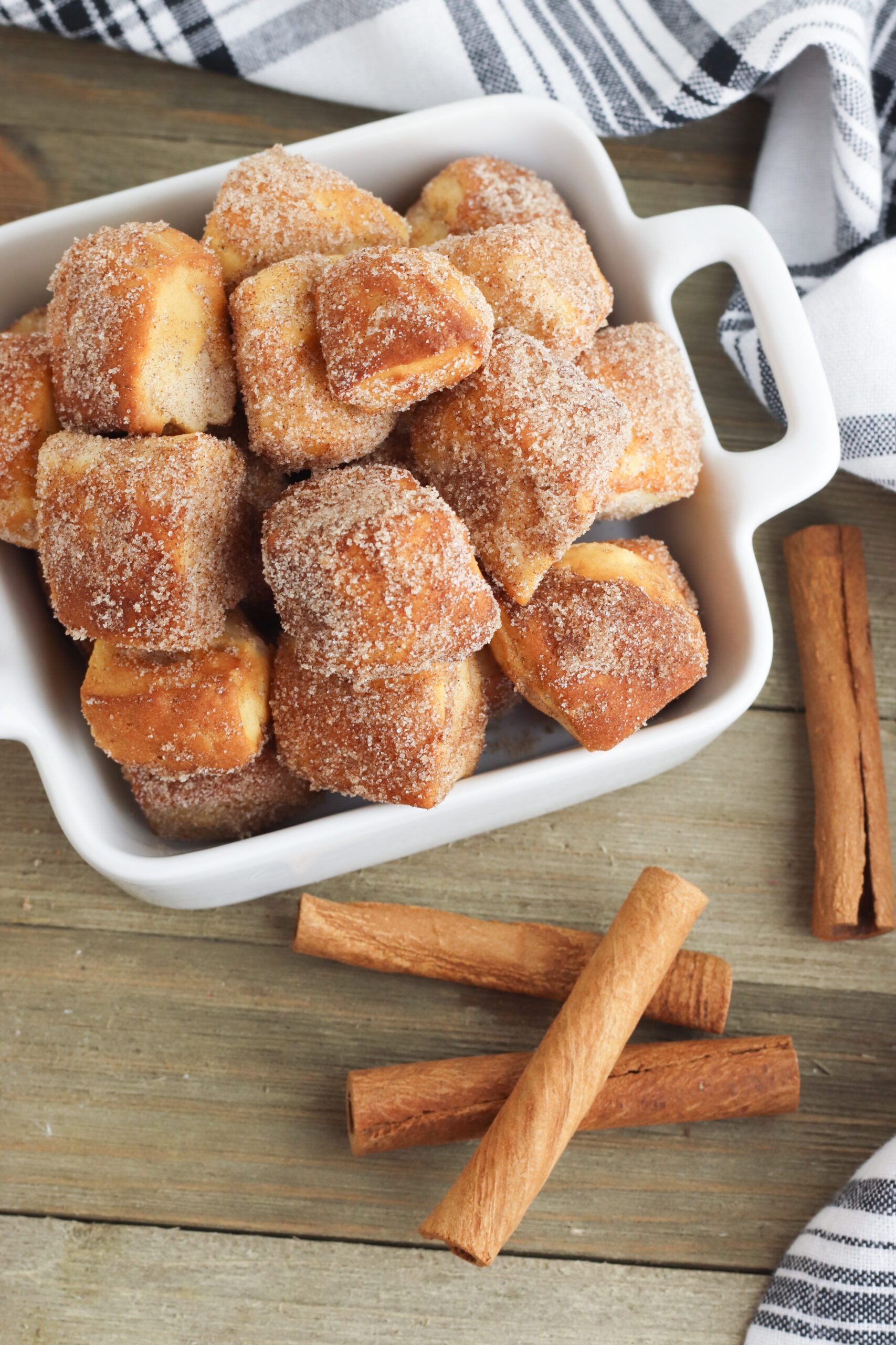 The EASIEST Air Fryer Donuts Recipe Made with Biscuit Dough! {Not
