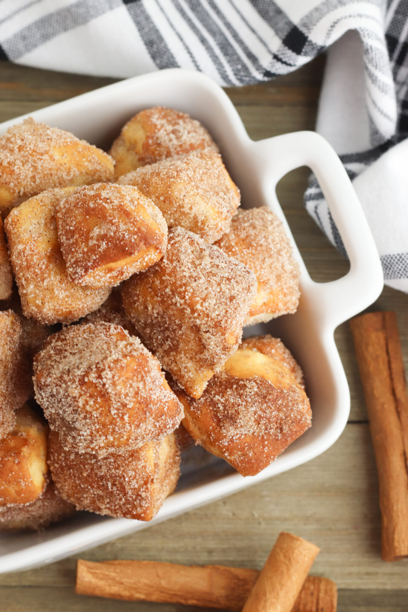 The EASIEST Air Fryer Donuts Recipe - Made with Biscuit Dough! - {Not