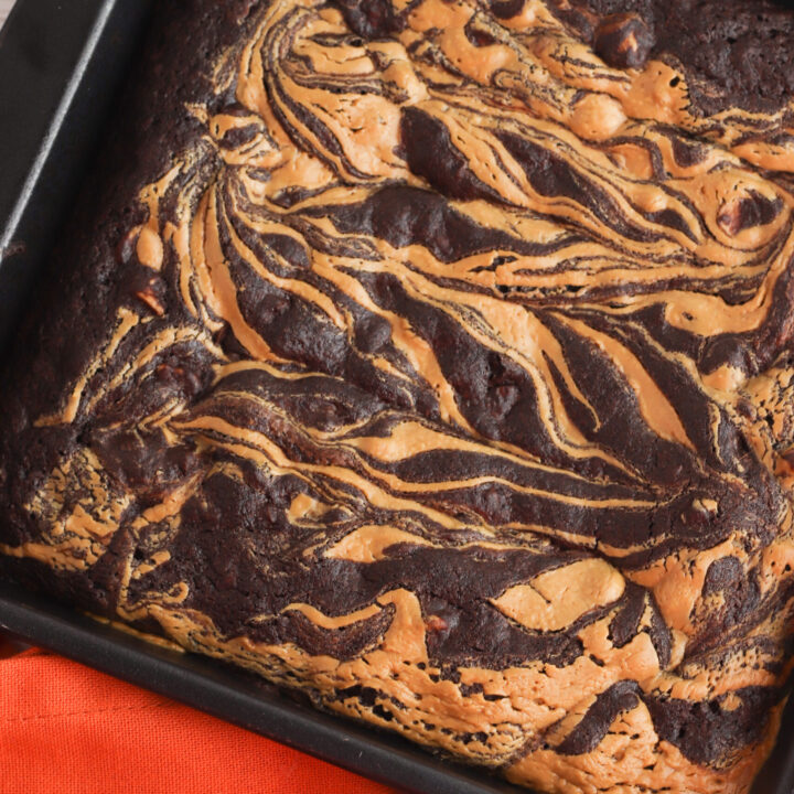 Chocolate Peanut Butter Swirl Brownies